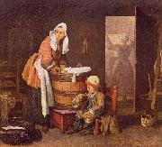 Jean Simeon Chardin La lavandera oil on canvas